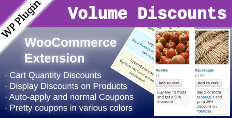 WordPress Coupon Codes Plugins: WooCommerce Volume Discount Coupons